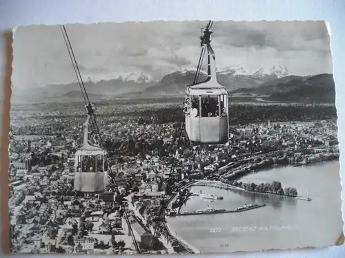 Alte AK Bregenz Pfänderbahn Bodensee [W215]