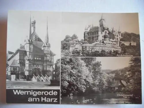 Alte AK Wernigerode Harz [W228]