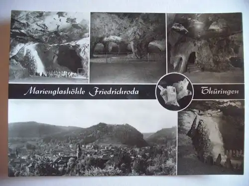Alte AK Marienglashöhle Friedrichroda  Höhle [W243]
