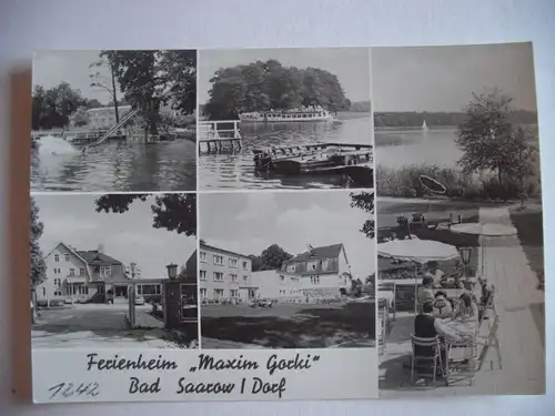 Alte AK Bad Saarow Ferienheim Maxim Gorki [W274]