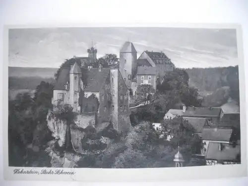 Alte AK Hohnstein Sächsische Schweiz [W318]