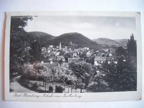 Alte AK Bad Harzburg Blick v. Butterberg [W205]