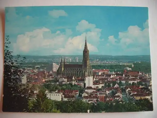 Alte AK Ulm Donau Blick vom Michelsberg [W413]