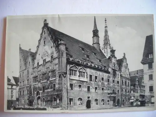 Alte AK Ulm Rathaus um 1930 [W466]