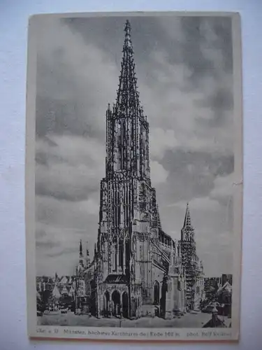 Alte AK Ulm Ulmer Münster [W468]