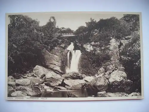 Alte AK Loch Lomond Inversnaid Falls [B935]