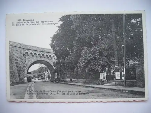 Alte AK Beauraing De Brug en de plaats … [B964]