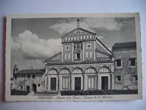 Alte AK Firenze Florenz Monte alle Croci [B679]