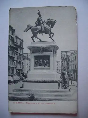 Alte AK Napoli Neapel Monumento Vittorio Emanuele [B686]