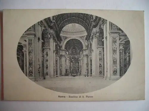 Alte AK Rom Roma Basilica di S. Pietro [B726]