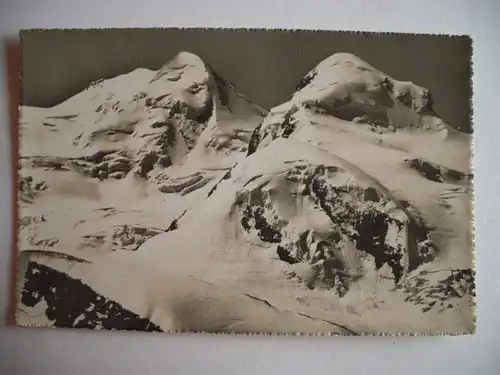 Alte AK Blick vom Gornergrat auf Castor und Pollux [B782]