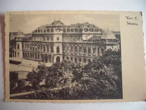 Alte AK Wien Belvedere [B873]