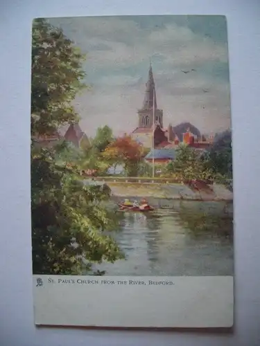 Alte AK St. Pauls Church from the River Bedford [B896]