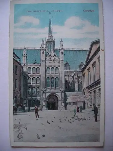 Alte AK London The Guildhall [B904]