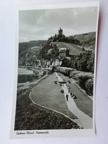 Alte AK Cochem Mosel Promenade [aP543]