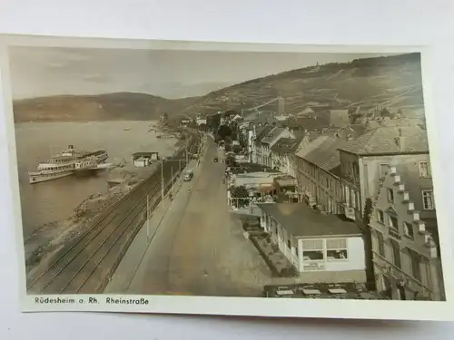 Alte AK Rüdesheim Rheinstraße [aP728]