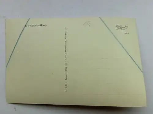 Alte AK Schwarzwaldhaus Schwarzwald Unbekannter Ort [aP748]