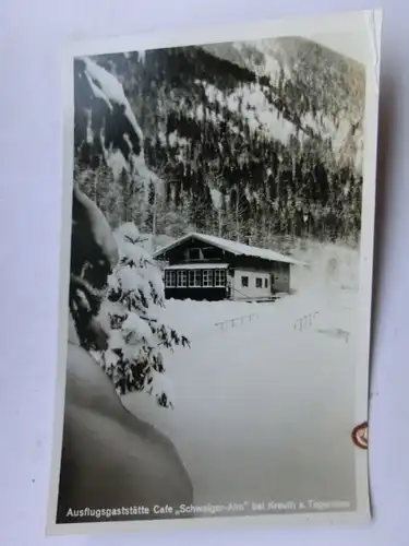 Alte AK Kreuth Tegernsee Schwaiger Alm [aP767]