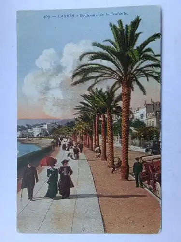 Alte AK Cannes Boulevard de la Croisette [aP956]