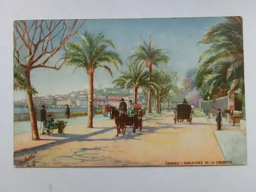 Alte AK Cannes Boulevard de la Croisette [aP957]