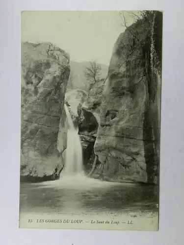 Alte AK Les Gorges du Loup Le Saut de Loup [aP974]