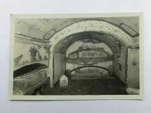 Alte AK Rom Roma S. Sebastiano Grab Krypta [aP133]