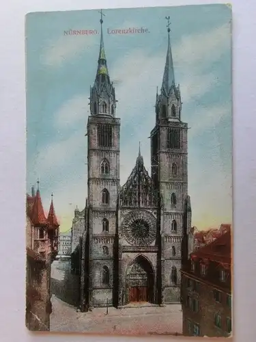 Alte AK Nürnberg Lorenzkirche  [aV48]