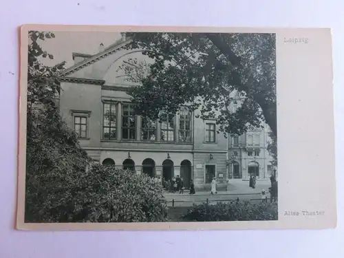 Alte AK Leipzig Altes Theater [aV88]