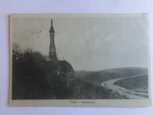 Alte AK Trier Mariensäule 1915 [aV119]