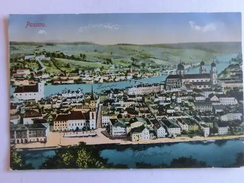 Alte AK Passau 1916 [aV124]