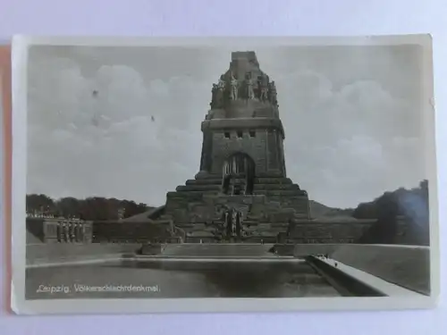 Alte AK Leipzig Völkerschlachtdenkmal 1942 [aV128]