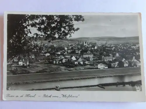 Alte AK Trier Blick vom Weißhaus 1941 [aV136]