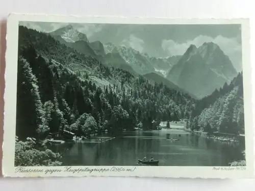 Alte AK Riessersee Zugspitzgruppe [aV196]