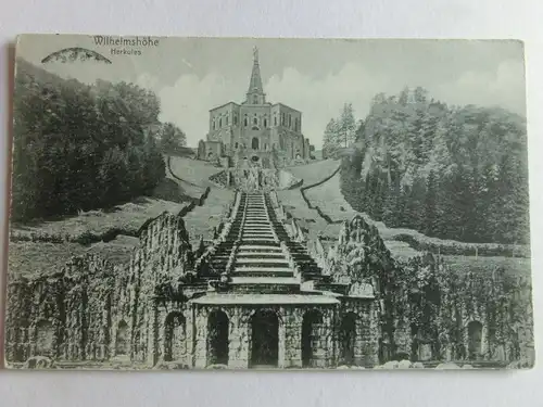 Alte AK Kassel Wilhelmshöhe Herkules Cassel  1909 [aV197]