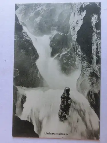 Alte AK Liechtensteinklamm St. Johann Salzburg 1913 [aV242]