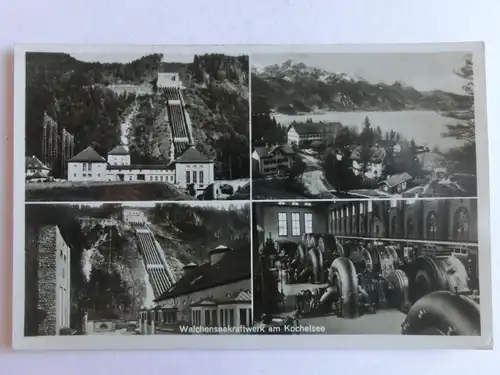 Alte AK Walchenseekraftwerk am Kochelsee Kraftwerk Kochel [aV250]