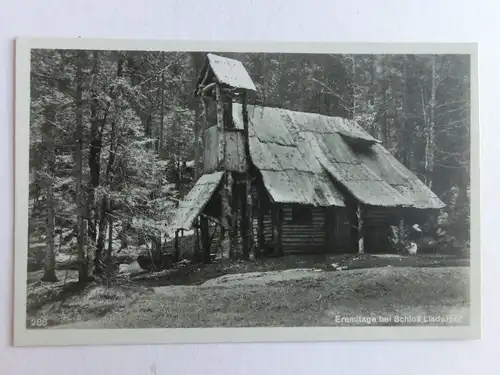 Alte AK Schloß Linderhof Eremitage [aV282]