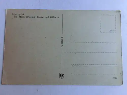 Alte AK Stuttgart Total um 1925 [aV294]