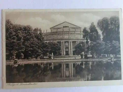 Alte AK Stuttgardt Landestheater 1928 [aV306]