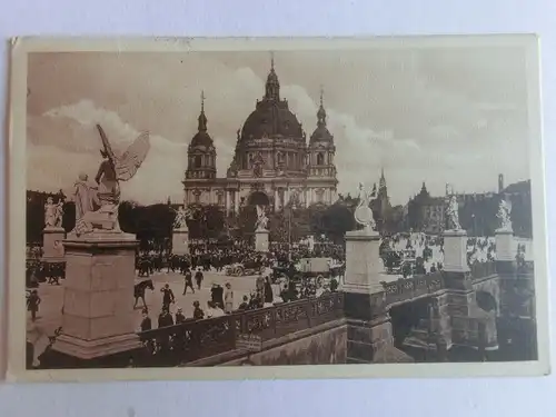 Alte AK Berlin Schloßbrücke und Dom 1912 [aV311]