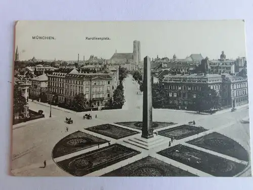 Alte AK München Karolinenplatz [aV317]