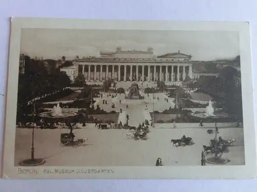 Alte AK Berlin Kgl. Museum u. Lustgarten [aV331]