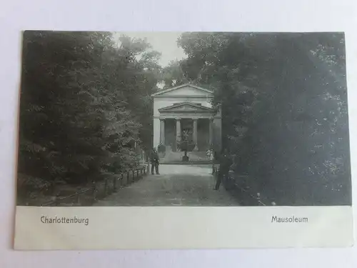Alte AK Berlin Charlottenburg Mausoleum [aV338]