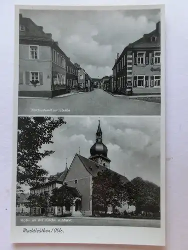 Alte AK Marktleuthen Oberfranken Kirchenlamitzer Straße [aV355]