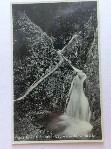 Alte AK Allerheiligen Schwarzwald Wasserfälle [aV360]