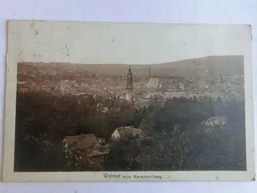 Alte AK Weimar vom Kasernenberg 1922 [aV371]