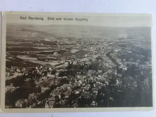 Alte AK Bad Harzburg Blick vom kleinen Burgberg 1932 [aV377]