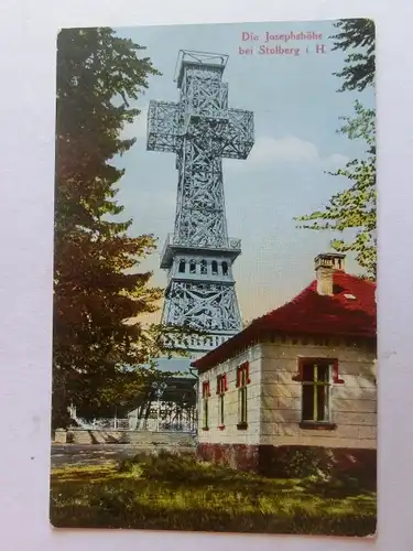 Alte AK Stolberg Die Josephshöhe Harz [aV413]