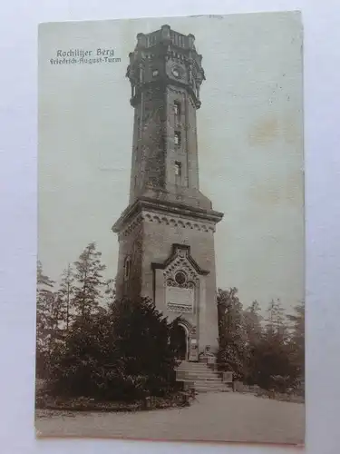 Alte AK Rochlitzer Berg Friedrich August Turm Rochlitz 1928 [aV422]