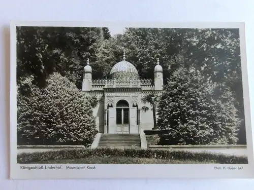 Alte AK Schloß Linderhof Maurischer Kiosk [aV456]